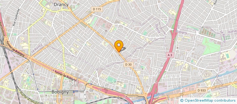 localisation de l'entreprise LAVAGE DELAVAGE TEINTURE à DRANCY