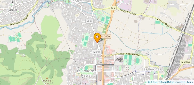 localisation de l'entreprise LAVAGE DES FOURCHES  CHATEL-GUYON