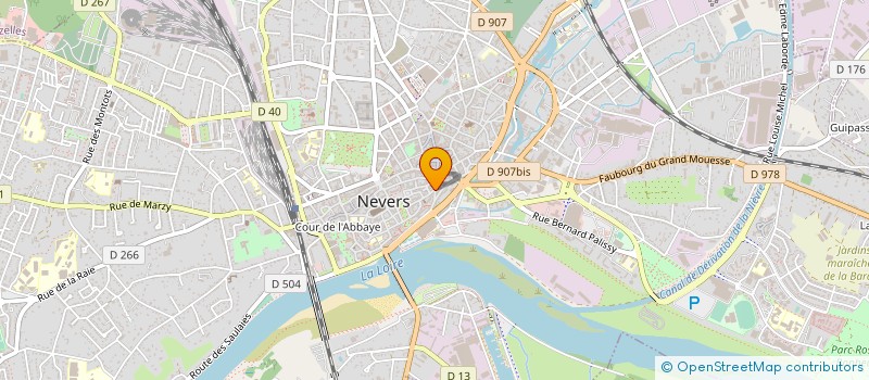 localisation de l'entreprise LAVAGE DU VAL DE LOIRE à NEVERS