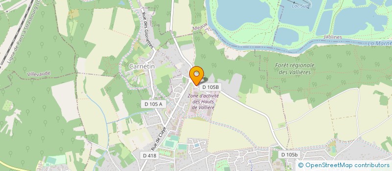 localisation de l'entreprise LAVAGE FRANCILIEN DE L EST à THORIGNY-SUR-MARNE