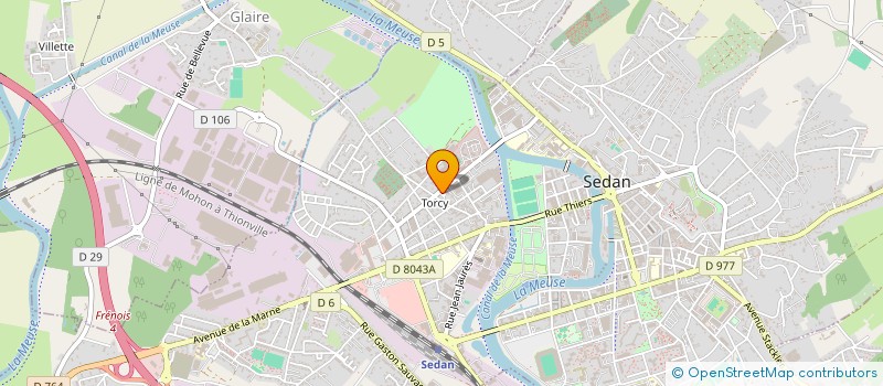 localisation de l'entreprise LAVAGE FRANCOIS à SEDAN