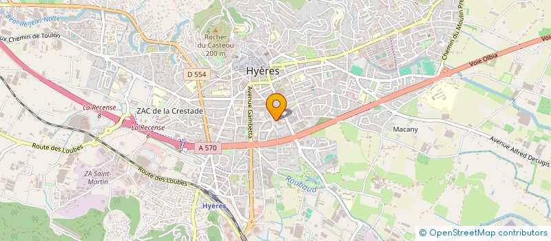 localisation de l'entreprise LAVAGE FRANCQUEVILLE  HYERES