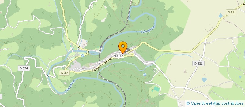 localisation de l'entreprise LAVAGE IMMO  NAJAC