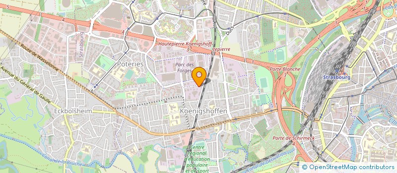 localisation de l'entreprise LAVAGE MERTZ à STRASBOURG