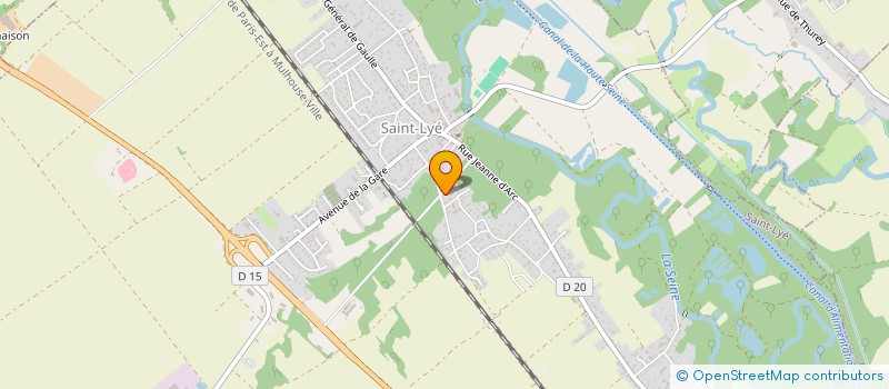 localisation de l'entreprise LAVAGE POIDS LOURDS à SAINT-LYE