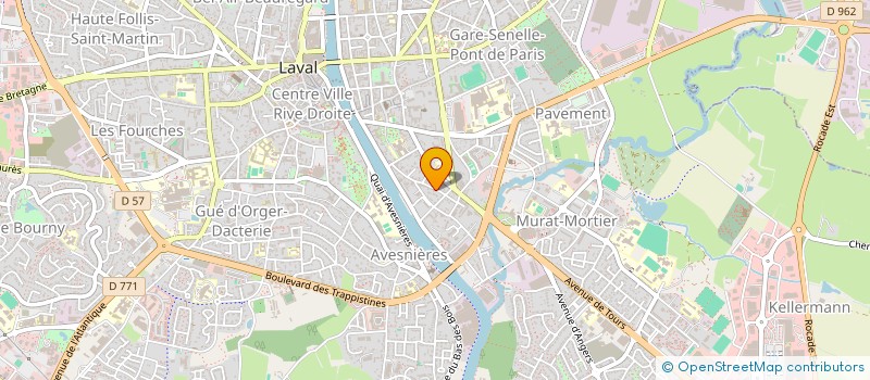 localisation de l'entreprise LAVAL ENERGIE NOUVELLE à LAVAL