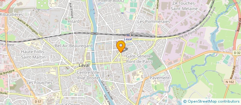 localisation de l'entreprise LAVAL FLORE à LAVAL