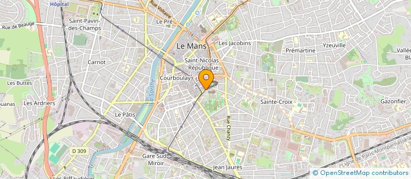 localisation de l'entreprise LAVAL IMMOBILIER  LE MANS