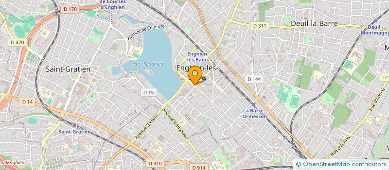 localisation de l'entreprise LAVAL INVEST  ENGHIEN-LES-BAINS