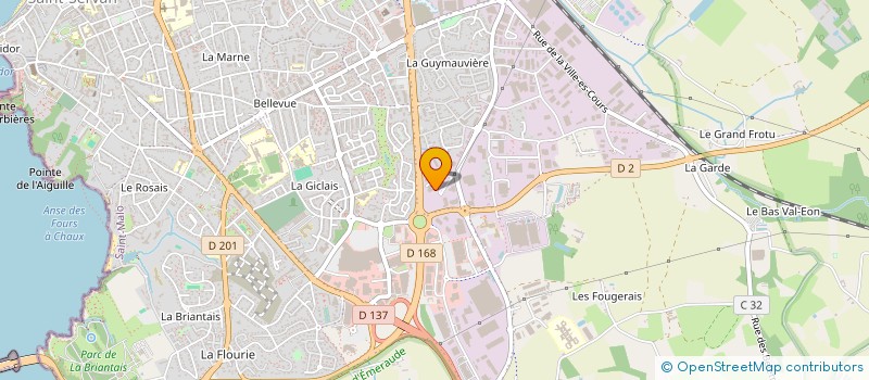 localisation de l'entreprise LAVAL SB  SAINT-MALO