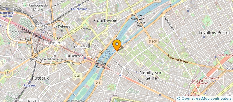 localisation de l'entreprise LAVALDIERE à NEUILLY-SUR-SEINE
