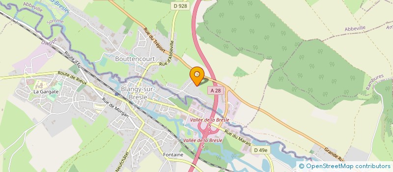 localisation de l'entreprise LAVALEX à BOUTTENCOURT