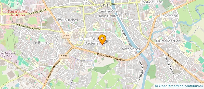 localisation de l'entreprise LAVALINSERTION à LAVAL