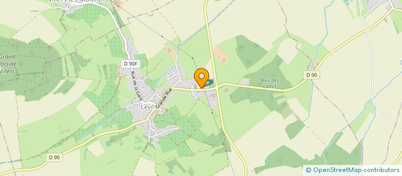 localisation de l'entreprise LAVALLEE GRIETTE  LEYR