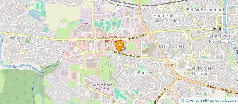localisation de l'entreprise LAVALLOIS à LAVAL