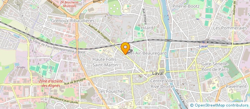 localisation de l'entreprise LAVALLOIS HEUREUX ET RIGOLOS ORGANISATEURS POUR LES TERRIBLES IKE à LAVAL