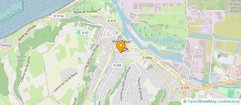 localisation de l'entreprise LAVALOCHE à HONFLEUR
