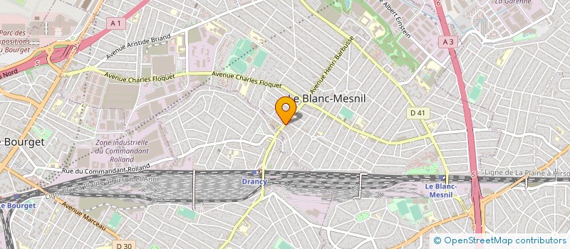 localisation de l'entreprise LAVANA à LE BLANC-MESNIL