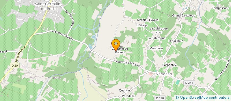 localisation de l'entreprise LAVANANT SOLUTIONS  NERIGEAN