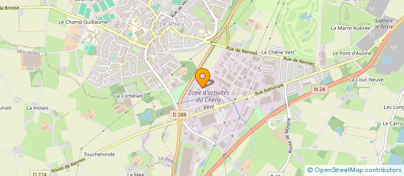 localisation de l'entreprise LAVANCE SERVICES FRANCE  LE RHEU