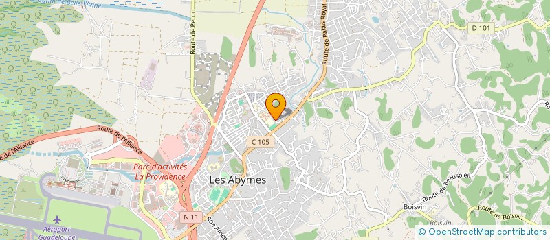localisation de l'entreprise LAVANDA à LES ABYMES