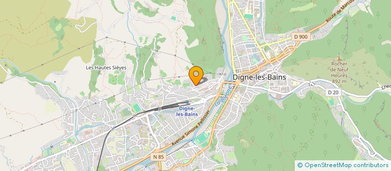 localisation de l'entreprise LAVANDE à DIGNE-LES-BAINS