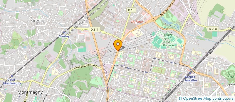 localisation de l'entreprise LAVANDE à SARCELLES