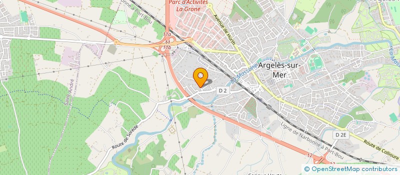 localisation de l'entreprise LAVANDE  ARGELES-SUR-MER