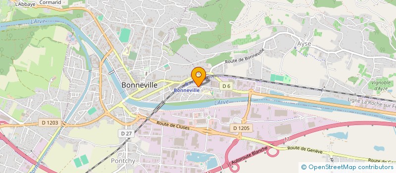 localisation de l'entreprise LAVANDE ET JASMIN  BONNEVILLE