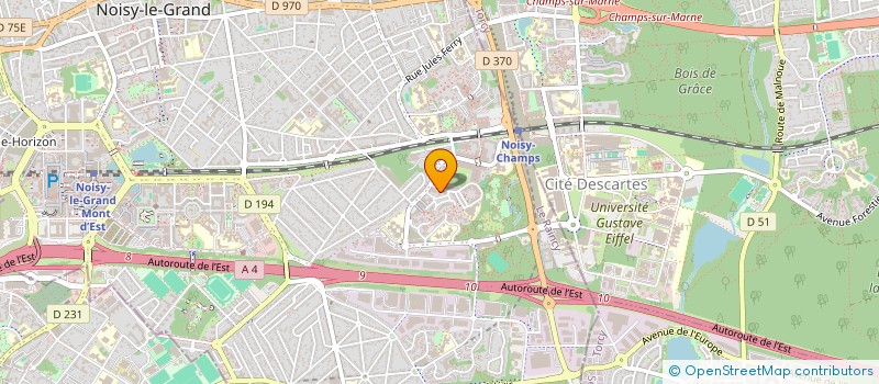 localisation de l'entreprise LAVANDE PROPRETE  NOISY-LE-GRAND