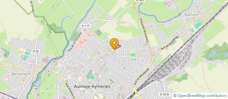 localisation de l'entreprise LAVANDERAIE DU NORD à AULNOYE-AYMERIES