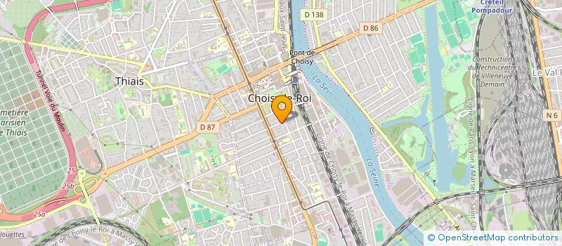 localisation de l'entreprise LAVANDERIA  CHOISY-LE-ROI