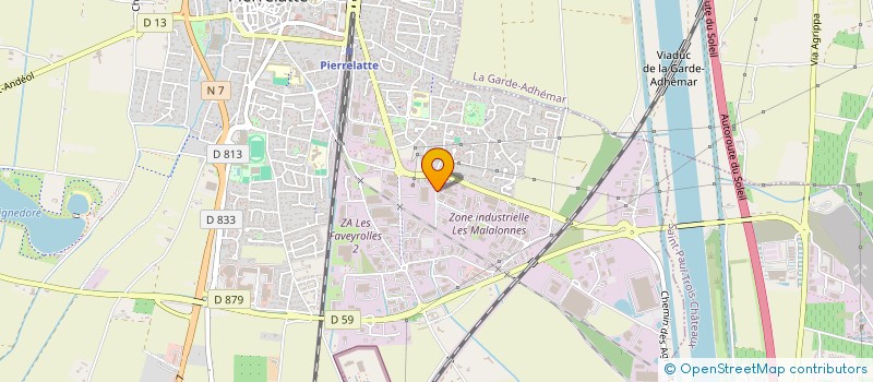 localisation de l'entreprise LAVANDES  PIERRELATTE