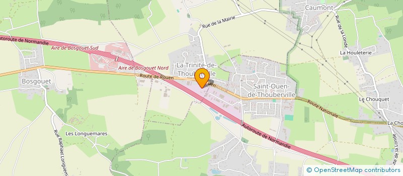 localisation de l'entreprise LAVANDIER  BOURG-ACHARD