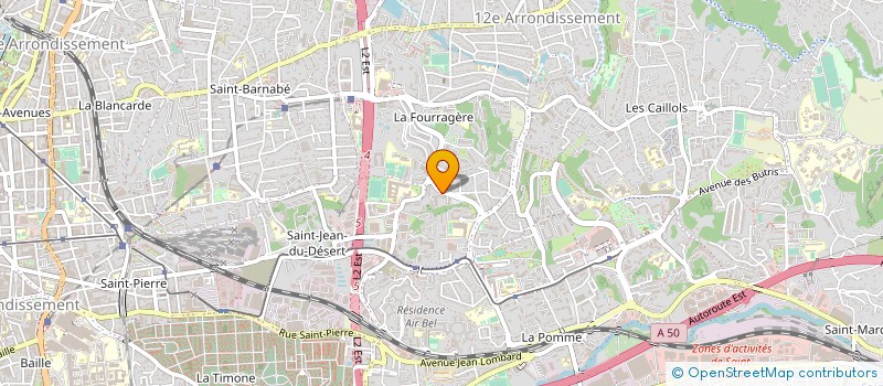 localisation de l'entreprise LAVANDIERE DE PROVENCE à MARSEILLE