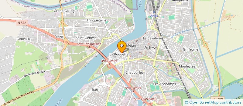 localisation de l'entreprise LAVANDIN FILMS  ARLES