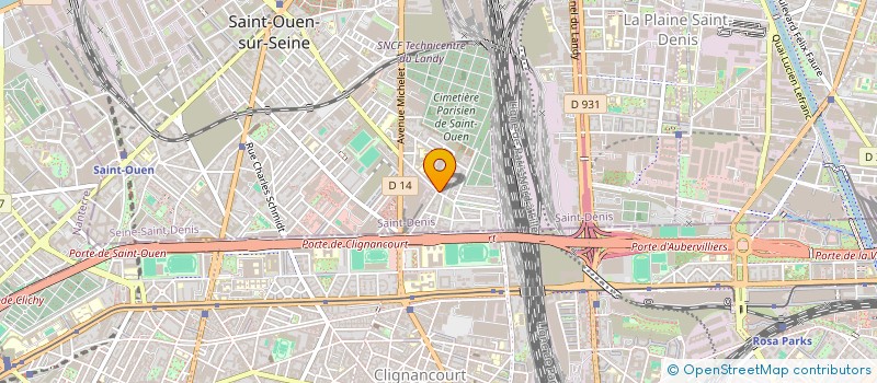 localisation de l'entreprise LAVANGARDE SECURITE PRIVEE à SAINT-OUEN-SUR-SEINE