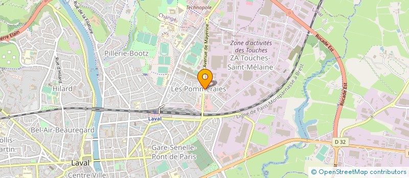localisation de l'entreprise LAVANGE à LAVAL