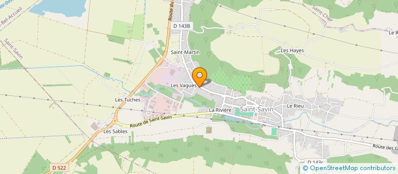 localisation de l'entreprise LAVANNIER CARRELAGE  SAINT-SAVIN