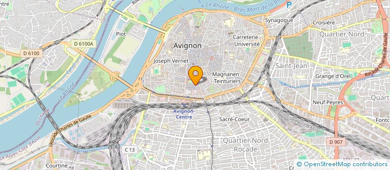 localisation de l'entreprise LAVANYA  AVIGNON