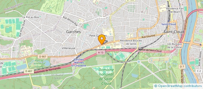 localisation de l'entreprise LAVARACOM à GARCHES