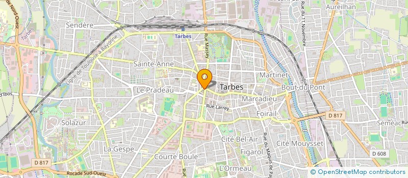 localisation de l'entreprise LAVARBY à TARBES