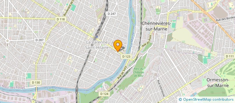 localisation de l'entreprise LAVARENNE NEGOCE à SAINT-MAUR-DES-FOSSES
