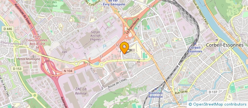 localisation de l'entreprise LAVASAR à CORBEIL-ESSONNES