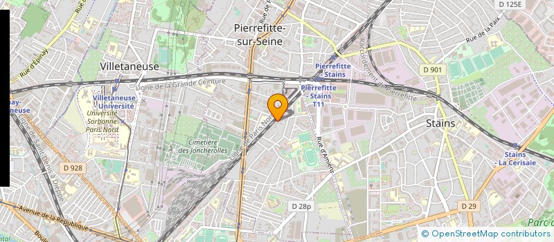 localisation de l'entreprise LAVASH PRODUCTION PARIS à PIERREFITTE-SUR-SEINE