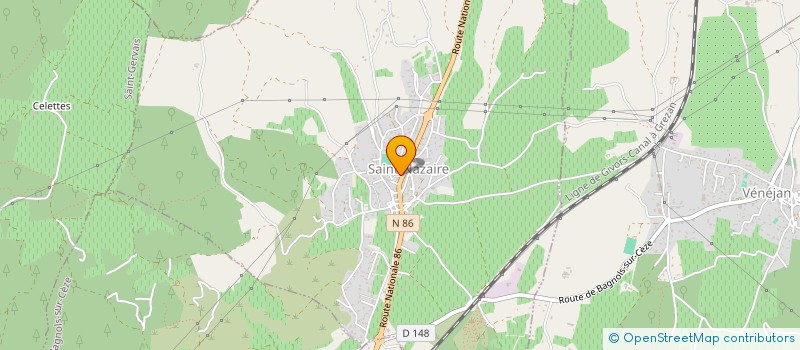 localisation de l'entreprise LAVASTRE à SAINT-NAZAIRE