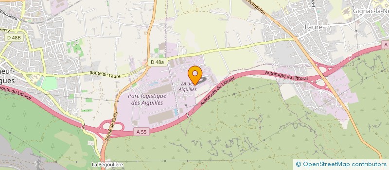 localisation de l'entreprise LAVASUD à GIGNAC-LA-NERTHE