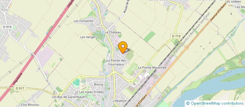 localisation de l'entreprise LAVAU  BEAUGENCY