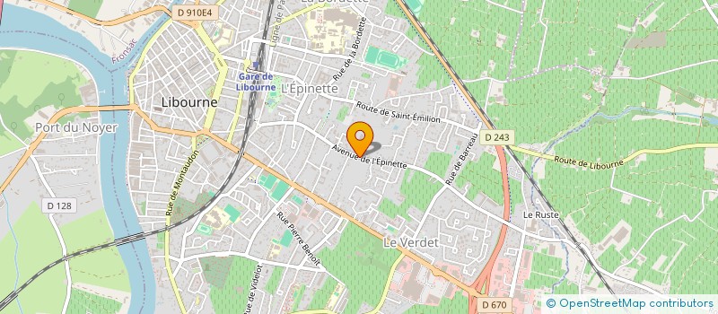 localisation de l'entreprise LAVAU-A-Y  LIBOURNE