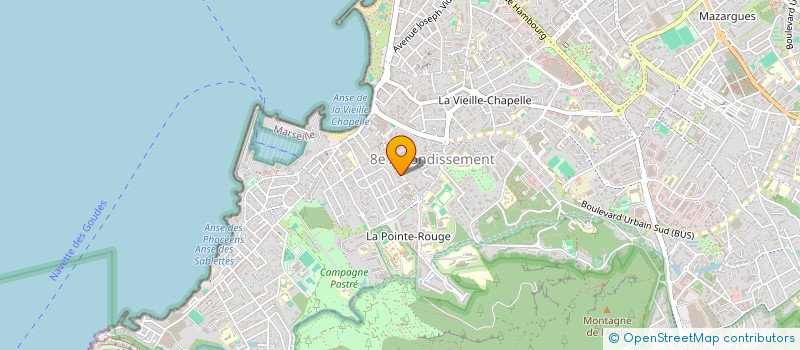 localisation de l'entreprise LAVAUD M & LAVAUD M-G à MARSEILLE 8EME
